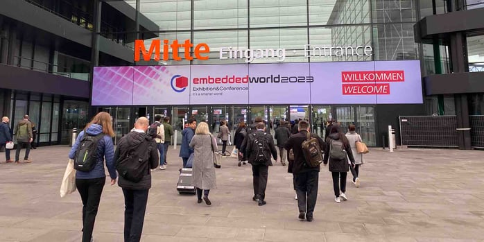 Embedded World 2023 entrance