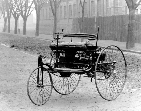 The first car, by Mercedes Benz