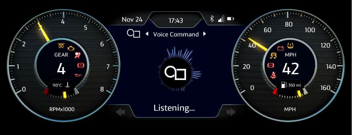Example of a voice assistant for an automotive use case