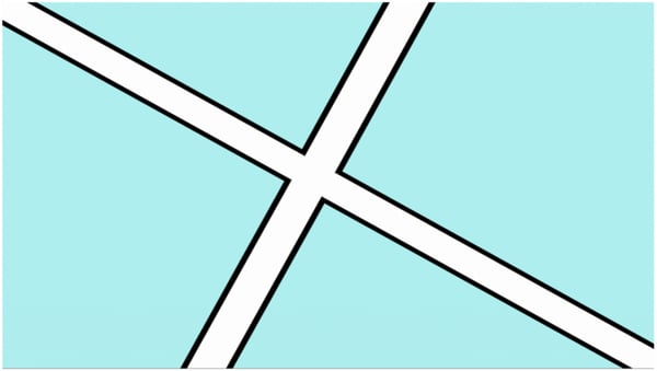 Figure 3: Anti-aliased road outlines